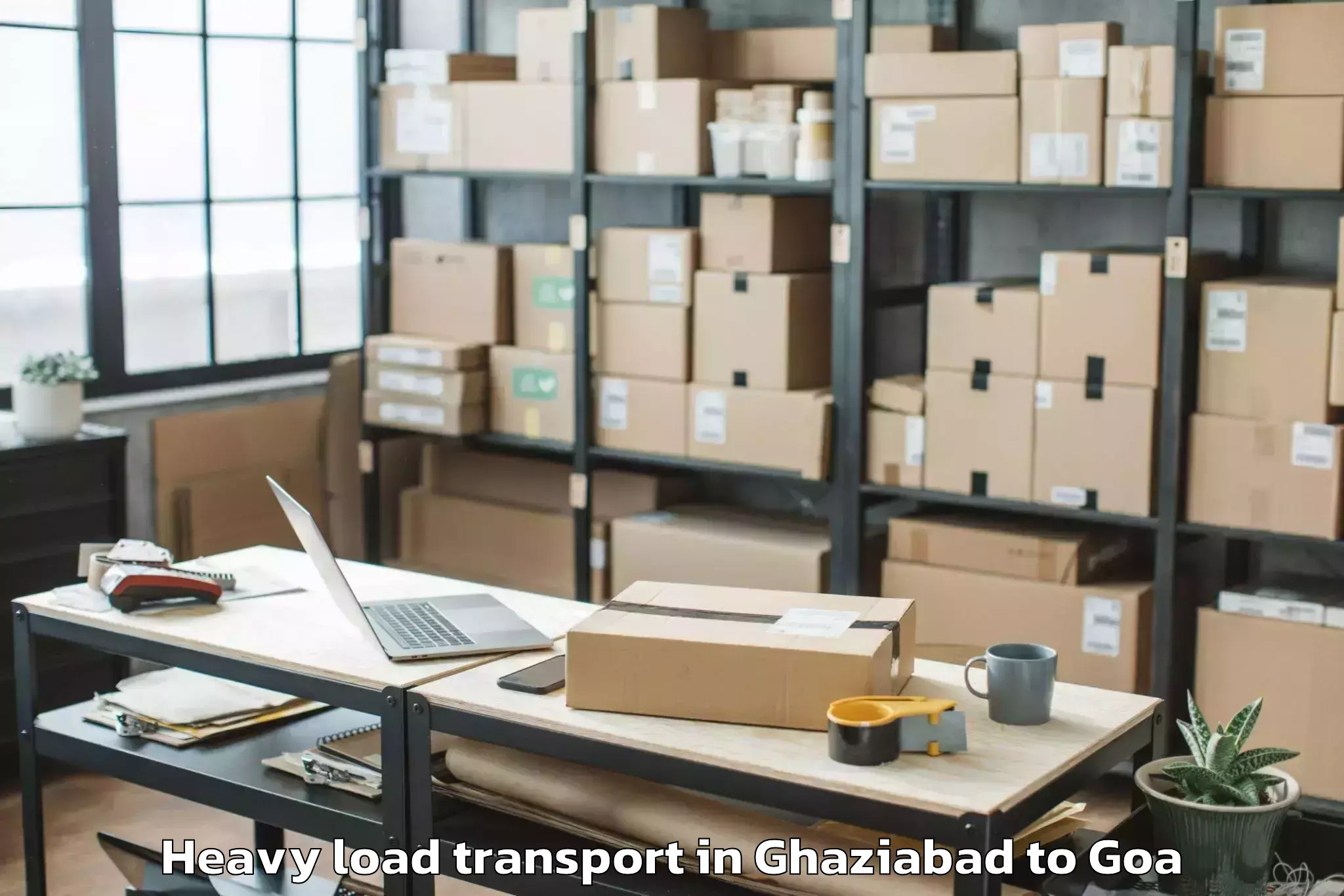 Professional Ghaziabad to Vagator Heavy Load Transport